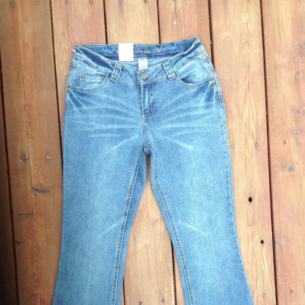 ARIZONA JEAN CO SKINNY FLARE GIRLS 16 JEANS NWT